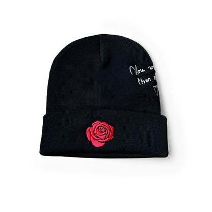 Rosae Embroidered Beanie